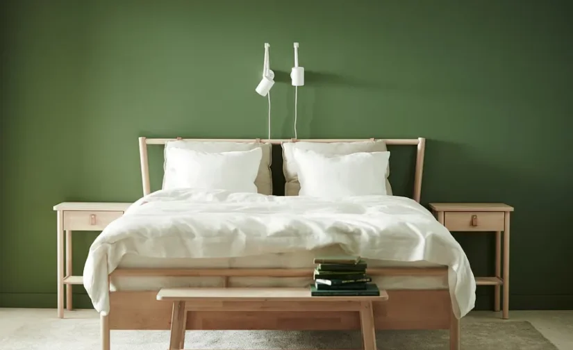 فرش پرز کوتاه سفید مایل به کرم سایز ۲۰۰x۳۰۰ ایکیا مدل STOENSE