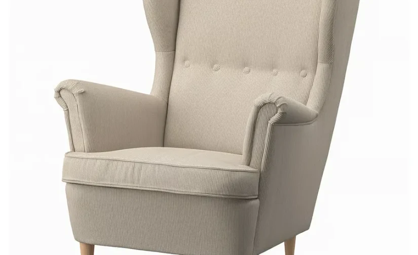 صندلی راحتی بژ کلینج ایکیا مدل STRANDMON