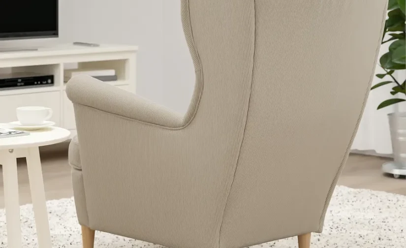 صندلی راحتی بژ کلینج ایکیا مدل STRANDMON