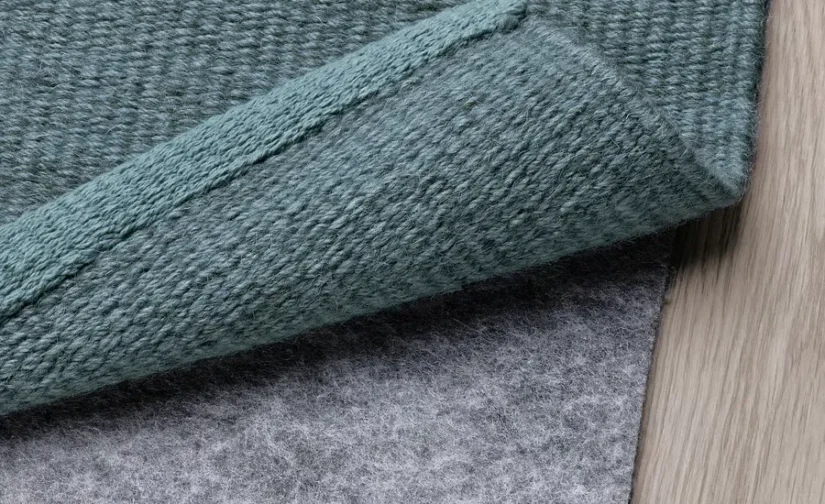 فرش تخت‌باف رنگ خاکستری-آبی سایز۱۷۰x۲۴۰ایکیا مدل TIDTABELL