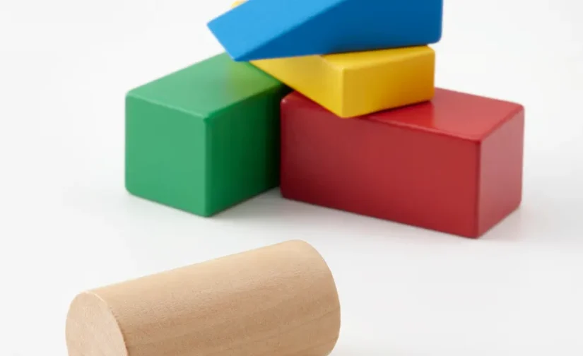 مجموعه بلوک‌های ساختمانی چوبی ۴۰ تکه چند رنگ ایکیا مدل UNDERHÅLLA