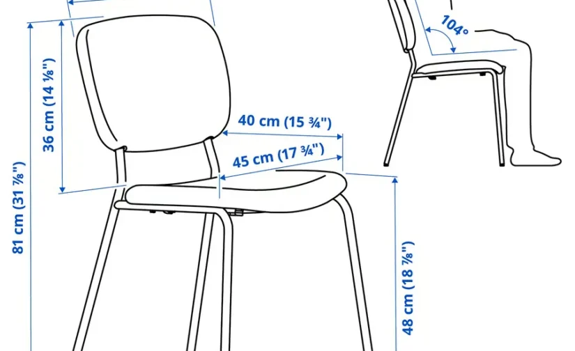 میز و ۴ صندلی سبز/سفید تیبلبی سایز ۱۲۵x۷۴ ایکیا مدل VIHALS / VIHALS