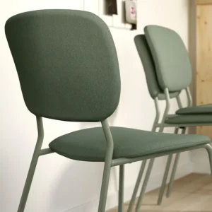 میز و ۴ صندلی سبز/سفید تیبلبی سایز ۱۲۵x۷۴ ایکیا مدل VIHALS / VIHALS