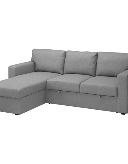 مبل تختخواب شو سه نفره به همراه کاناپه راحتی بژ/خاکستری ایکیا مدل BÅRSLÖV