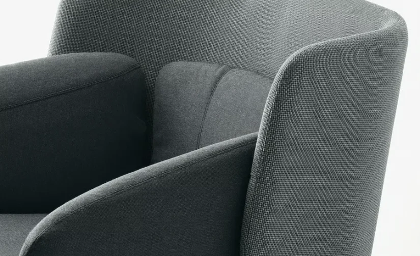 صندلی راحتی ویسل خاکستری تیره/کابوسا خاکستری تیره ایکیا مدل BINGSTA