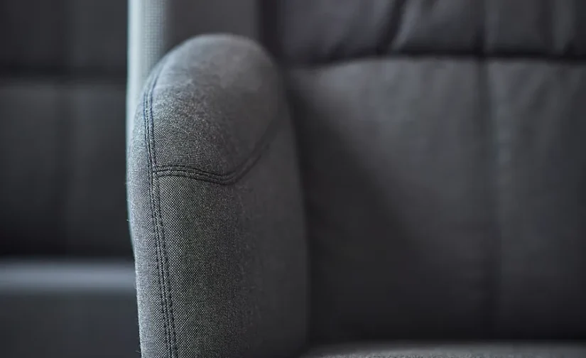 صندلی راحتی ویسل خاکستری تیره/کابوسا خاکستری تیره ایکیا مدل BINGSTA