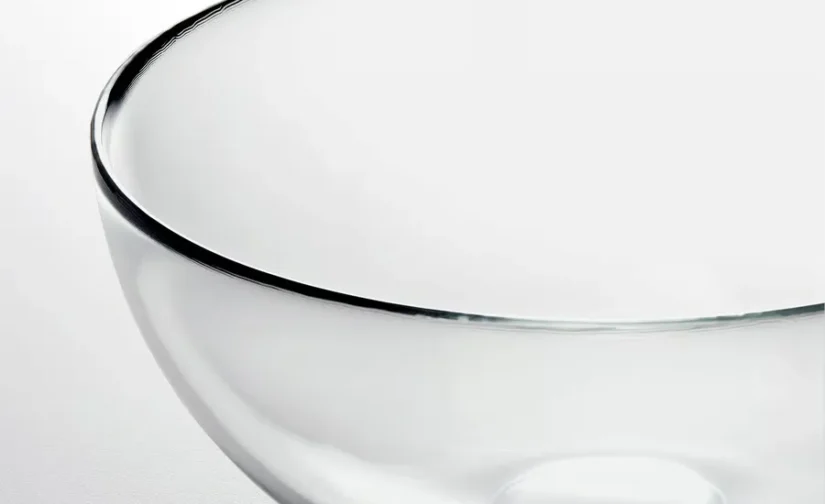 کاسه سرو شیشه شفاف سایز 20 ایکیا مدل BLANDA