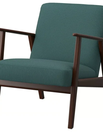 صندلی راحتی خاکستری-فیروزه‌ای کلینج ایکیا مدل EKENÄSET