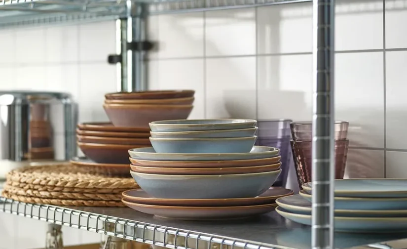 بشقاب صورتی روشن سایز ۲۶ ایکیا مدل FÄRGKLAR