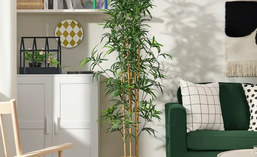 گیاه گلدانی مصنوعی - بامبوی داخل/خارج از منزل سایز ۲۳ ایکیا مدل FEJKA