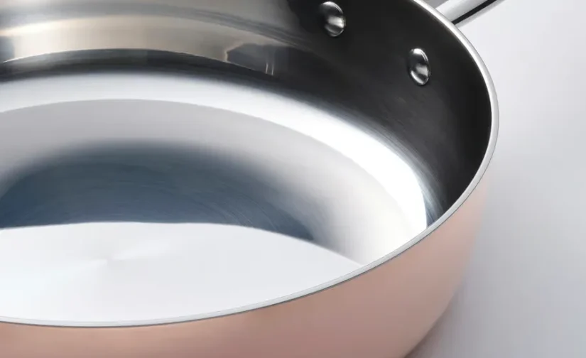 ماهیتابه با درب مسی/استیل ضد زنگ سایز 25 ایکیا مدل FINMAT