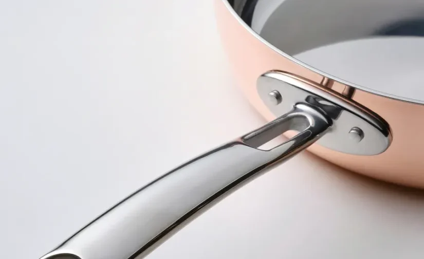 ماهیتابه با درب مسی/استیل ضد زنگ سایز 25 ایکیا مدل FINMAT