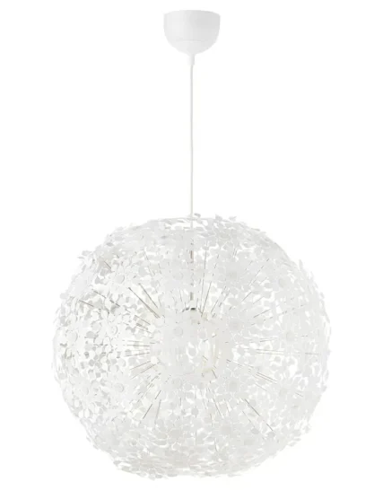 چراغ آویز سفید سایز ۵۵ ایکیا مدل GRIMSÅS