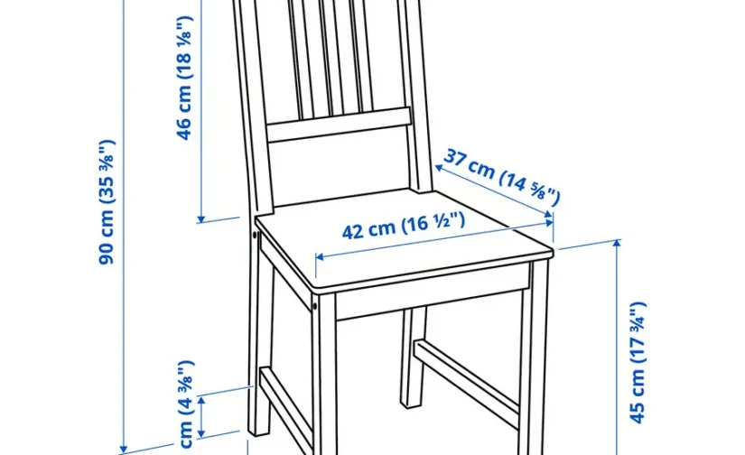 میز و ۲ صندلی خاکستری/قهوه‌ای-مشکی/بژ سایز ۷۴x۷۴ ایکیا مدل HAUGA / STEFAN