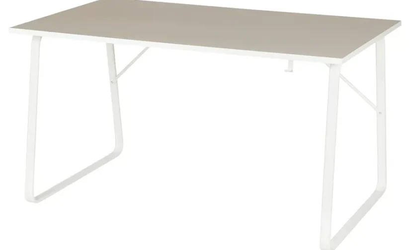 میز تحریر بژ سایز ۱۴۰x۸۰ ایکیا مدل HUVUDSPELARE