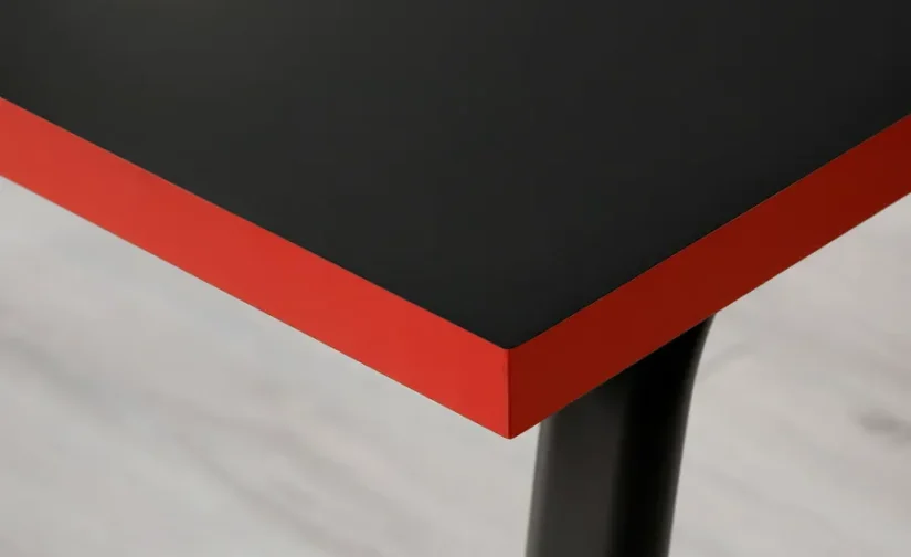 میز تحریر مشکی سایز ۱۴۰x۸۰ ایکیا مدل HUVUDSPELARE