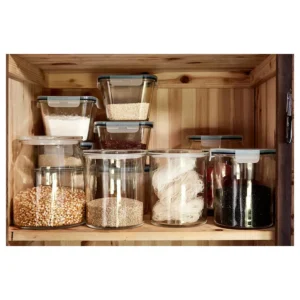 شیشه با درب جنس شیشه/پلاستیک ۱.۷ لیتر ایکیا مدل IKEA 365+