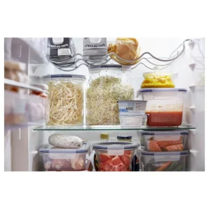 شیشه با درب جنس شیشه/پلاستیک ۱.۷ لیتر ایکیا مدل IKEA 365+