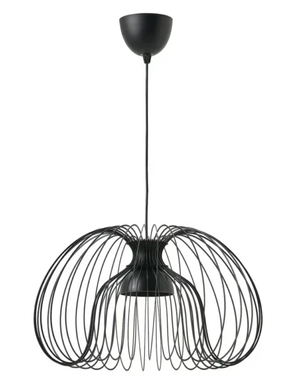 لوستر فلزی مشکی سایز ۵۲ ایکیا مدل KALLFRONT / HEMMA