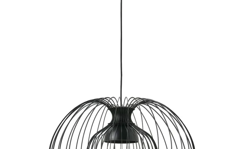 لوستر فلزی مشکی سایز ۵۲ ایکیا مدل KALLFRONT / HEMMA