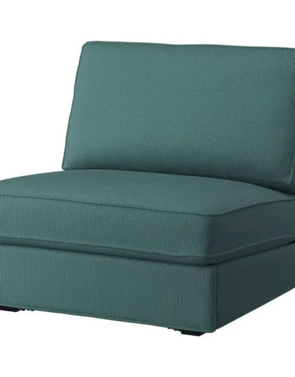 مبل تختخواب شو یک نفره خاکستری فیروزه‌ای ایکیا مدل KIVIK