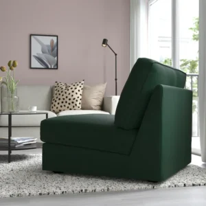 مبل تختخواب شو یک نفره رنگ سبز تیره ایکیا مدل KIVIK