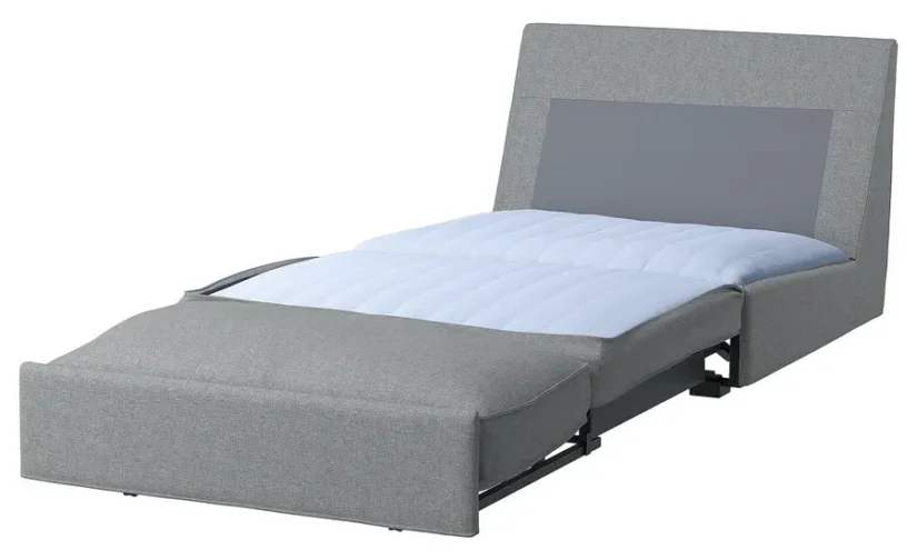 مبل تختخواب شو یک نفره بژ/خاکستری ایکیا مدل KIVIK