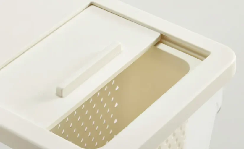 ظرف با درب شیشه‌ای برای یخچال شفاف ۴.۵ لیتر ایکیا مدل KLIPPKAKTUS