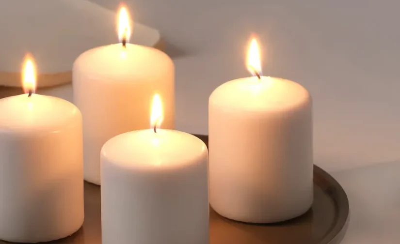 جاشمعی طلایی رنگ سایز ۲۲ ایکیا مدل LINDRANDE