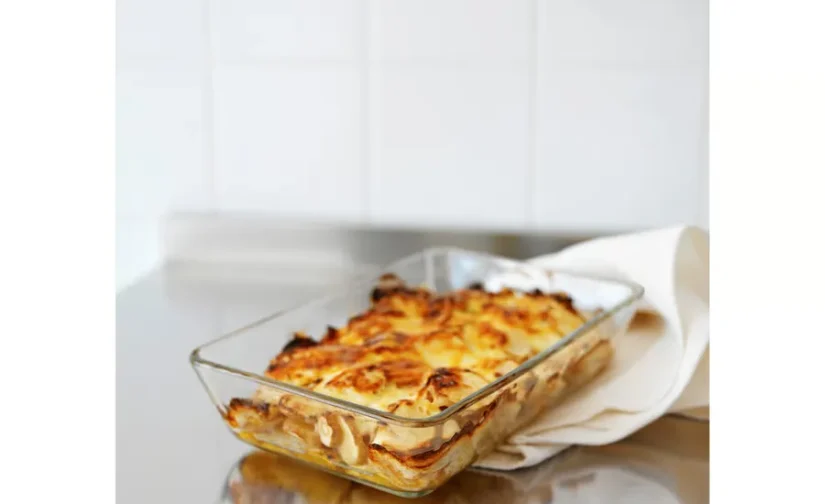 ظرف فر/سرو شیشه شفاف سایز 35x25 ایکیا مدل MIXTUR