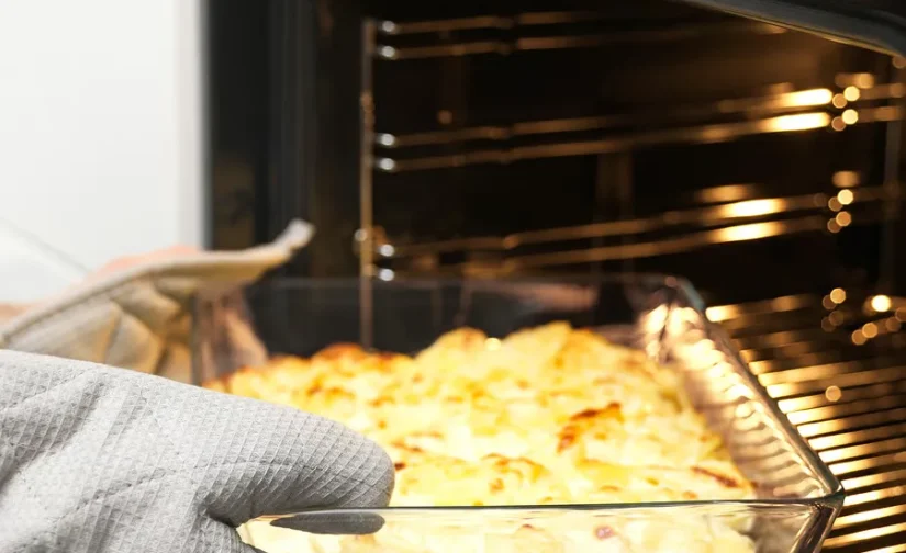 ظرف فر/سرو شیشه شفاف سایز 35x25 ایکیا مدل MIXTUR