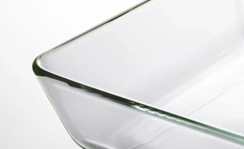 ظرف فر/سرو شیشه شفاف سایز 35x25 ایکیا مدل MIXTUR