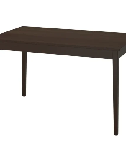 میز روکش راش با رنگ قهوه‌ای تیره سایز ۱۳۰x۸۰ ایکیا مدل NÄSINGE