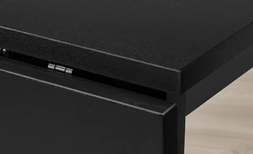 میز تاشو مشکی سایز ۷۴/۱۰۴x۷۴ ایکیا مدل NORDVIKEN