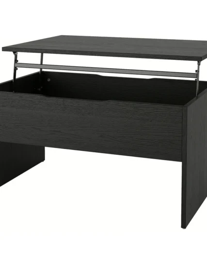 میز قهوه قابل تنظیم مشکی سایز ۹۰ ایکیا مدل ÖSTAVALL