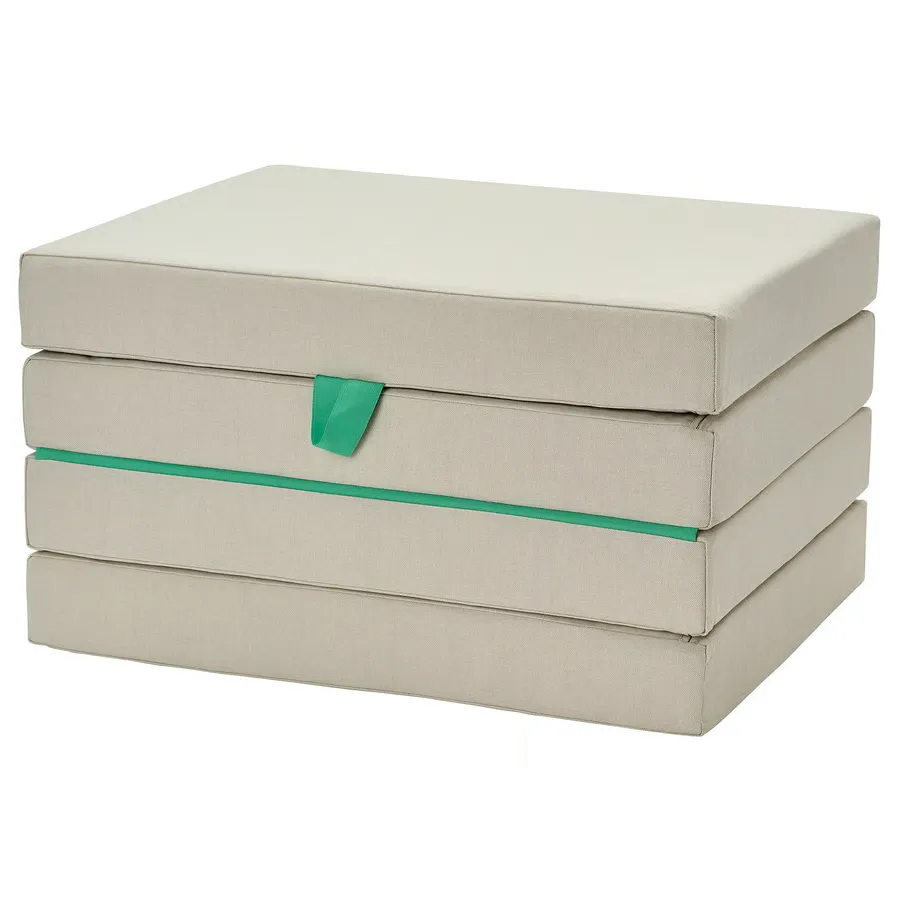 پاف/تشک تاشو ویسل بژ/سبز ایکیا مدل SLÄKT