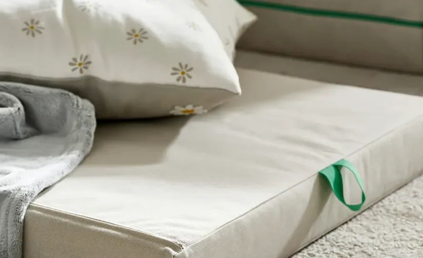 پاف/تشک تاشو ویسل بژ/سبز ایکیا مدل SLÄKT