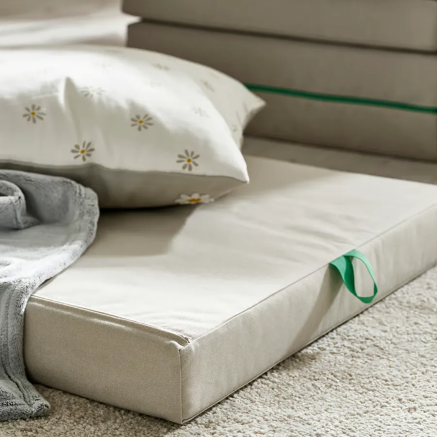 پاف/تشک تاشو ویسل بژ/سبز ایکیا مدل SLÄKT