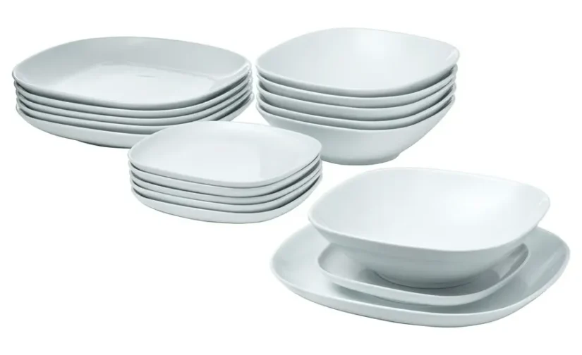 سرویس ۱۸ پارچه سفید ایکیا مدل VÄRDERA