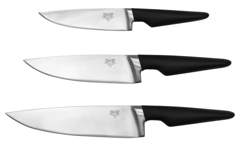 ست چاقوی ۳ تکه ایکیا مدل VÖRDA
