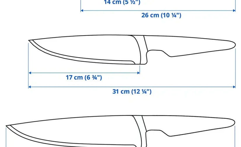 ست چاقوی ۳ تکه ایکیا مدل VÖRDA