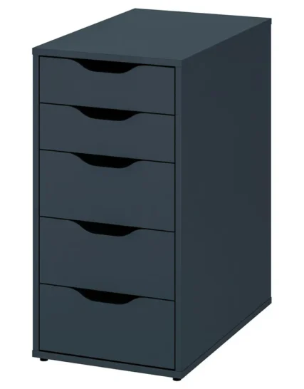 کمد مشکی-آبی سایز ۳۶x۷۰ ایکیا مدل ALEX