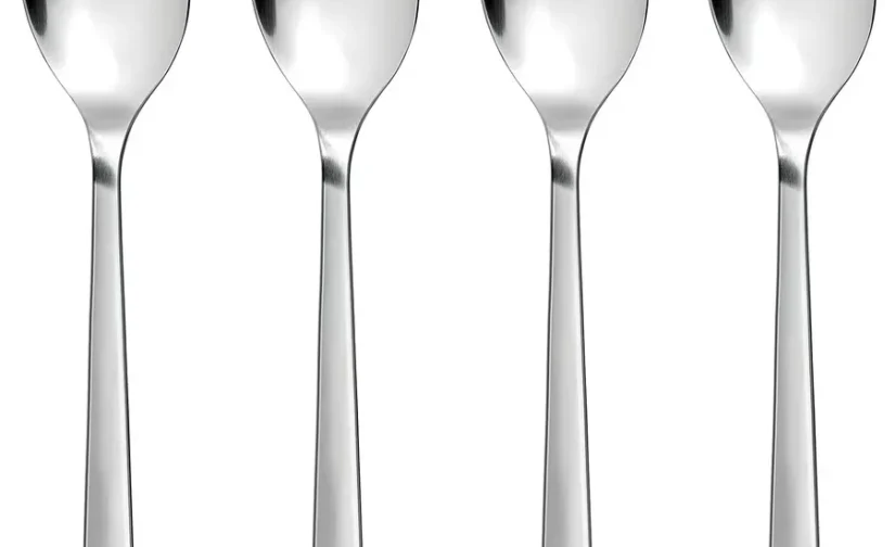 پک 4 عددی قاشق استیل ضد زنگ سایز ۱۹ ایکیا مدل FÖRNUFT