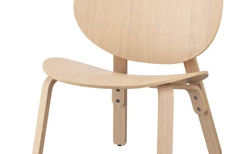 صندلی راحتی روکش بلوط سفید رنگ ایکیا مدل FRÖSET