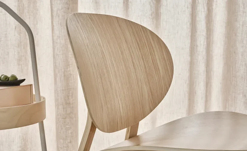 صندلی راحتی روکش بلوط سفید رنگ ایکیا مدل FRÖSET