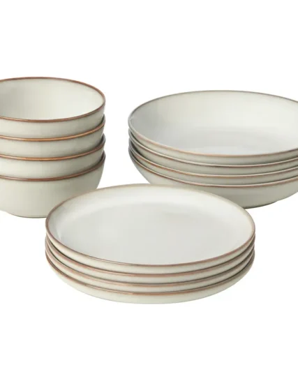 سرویس ۱۲ پارچه خاکستری ایکیا مدل GLADELIG