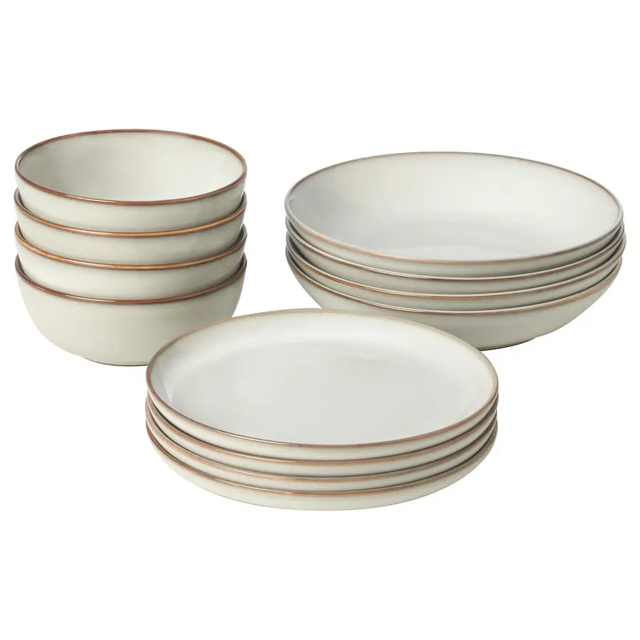 سرویس ۱۲ پارچه خاکستری ایکیا مدل GLADELIG