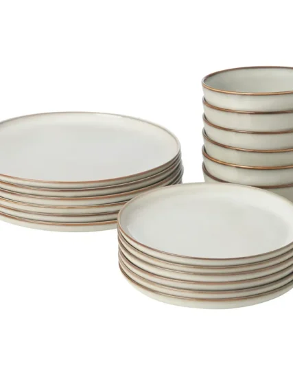 سرویس ۱۸ پارچه خاکستری ایکیا مدل GLADELIG