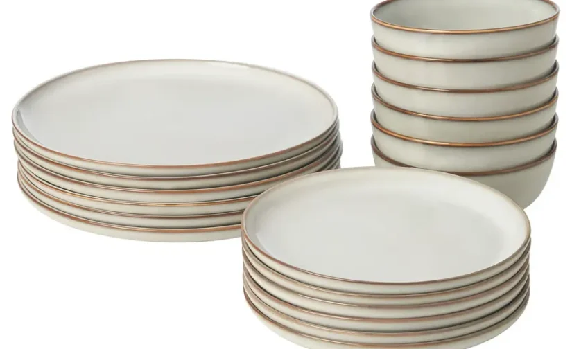 سرویس ۱۸ پارچه خاکستری ایکیا مدل GLADELIG