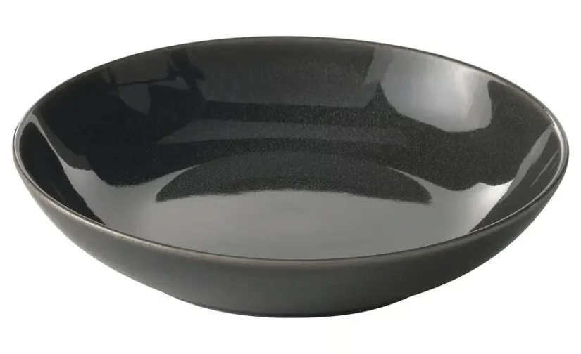 بشقاب گود خاکستری تیره ۲۱ سانتی‌متری ایکیا مدل GLADELIG